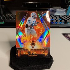 2021 Panini Phoenix - Fire Forged Barry Sanders #FF-7 Silver