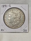 1891- S- MORGAN SILVER DOLLAR- GOOD SOLID COIN- NR AUCTION