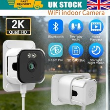 5G Window Security Camera 3MP Full Color Night Vision WiFi 2.4/5GHz Indoor Mount