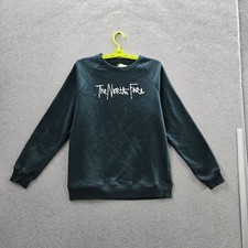 The North Face Women Sweatshirt M Green Fleece Logo Long Sleeve