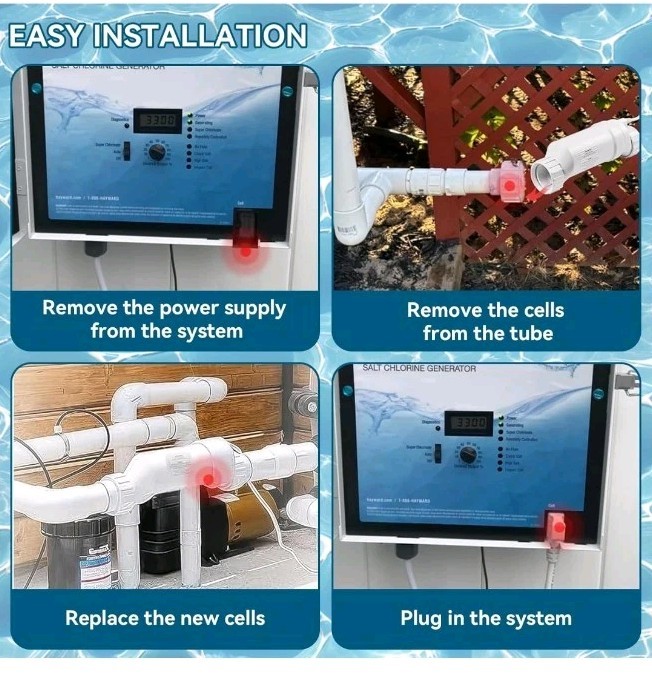 T-Cell-15 Salt Cell Replace for Hayward AquaRite AquaTrol Up to 40,000 Gallon