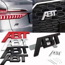 Abt Style Car Badge Sticker Abs Rear Boot Side Fender Decor For Audi Vw