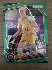 CAMERON BRINK 2025 Panini Prizm WNBA GREEN Holo Los Angeles Sparks #87