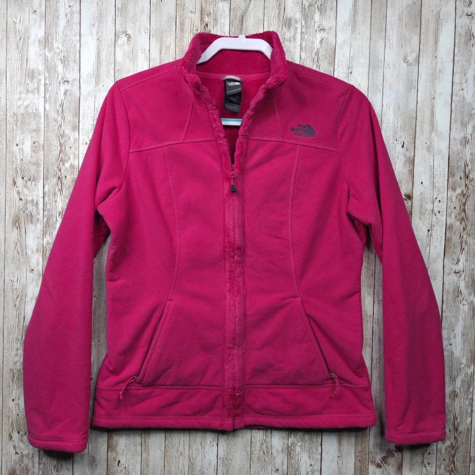 The North Face Jacket Womens Medium Pink Soft Shell Winter Coat Snow Ski Hike