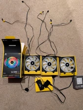 CORSAIR LL120 RGB LED PWM Fan 120mm  - Pack of 3 (includes RGB controller!)