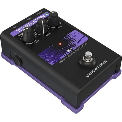 TC Helicon Helicon VoiceTone X1 Single-Button Stompbox for Dramatic Megaphone an