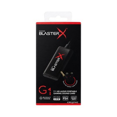 New Creative Sound BlasterX G1 7.1 HD Portable USB Gaming Sound Card DAC Amp