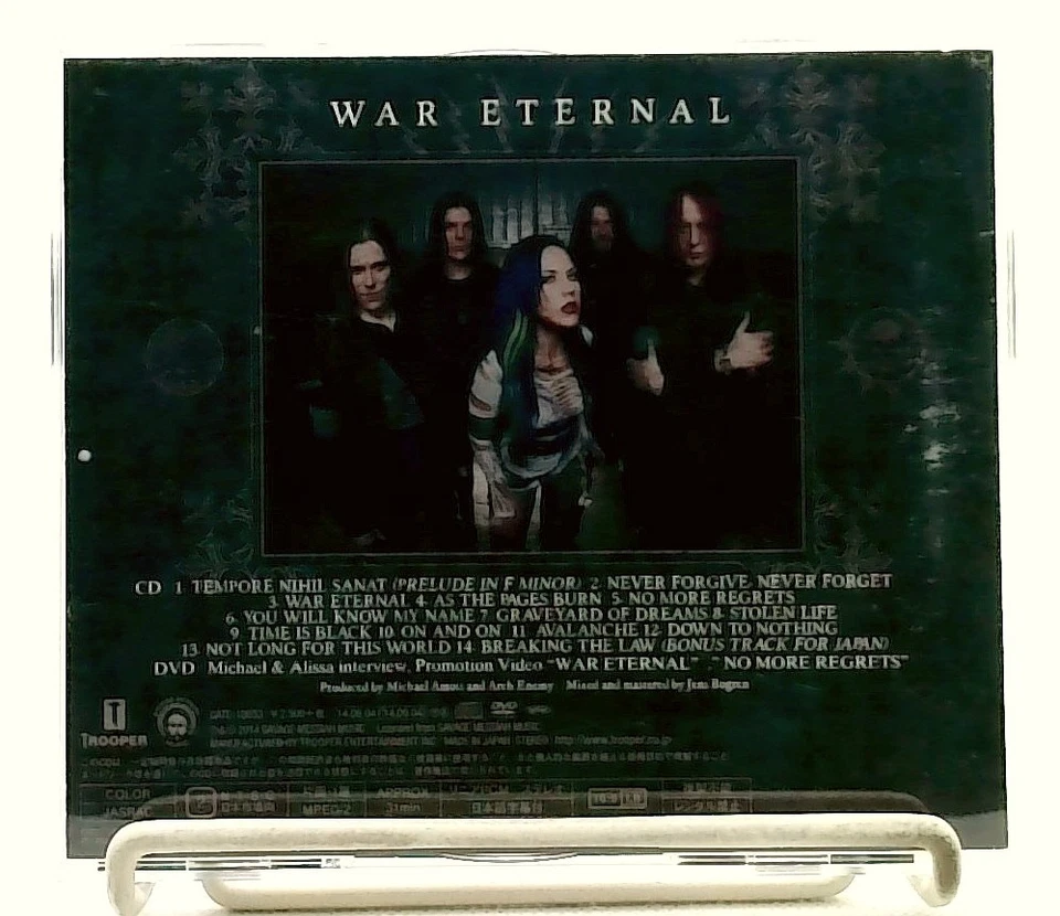 War Eternal [CD+DVD/OBI] Arch Enemy/JAPAN[Bonus Track]	Thrash, Death Metal - Image 2 of 4