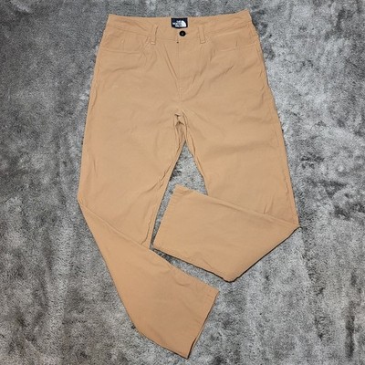 The North Face Khaki Sprag 5-Pocket Nylon Blend Pants Men s Size 32 NF0A3BE3