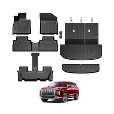 GALVAGNIATE Floor Mats for Hyundai Palisade 2020-2025, All Weather Floor Mats...