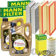 MANN INSPEKTIONSPAKET+TOTAL 5W-40 ÖL passend für MERCEDES GL-KLASSE X164 W/V251 MANN INSPEKTIONSPAKET+TOTAL 5W-40 ÖL passend für MERCEDES GL-KLASSE X164 W/V251