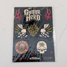 Genuine Guitar Hero Decals / Stickers Set Activision