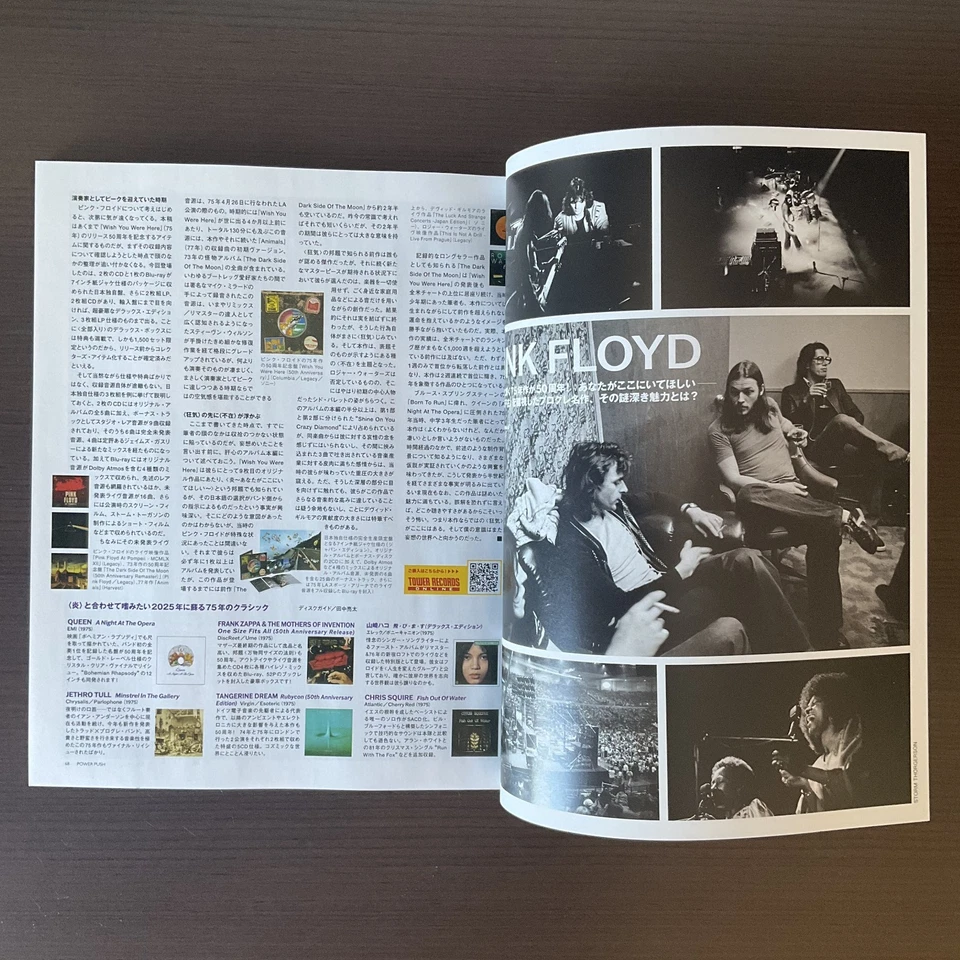 JAPAN YELLOW VINYL WITH OBI WISH YOU WERE HERE 50 +MAG+ PROMO FLYERS PINK FLOYD - Image 3 of 4