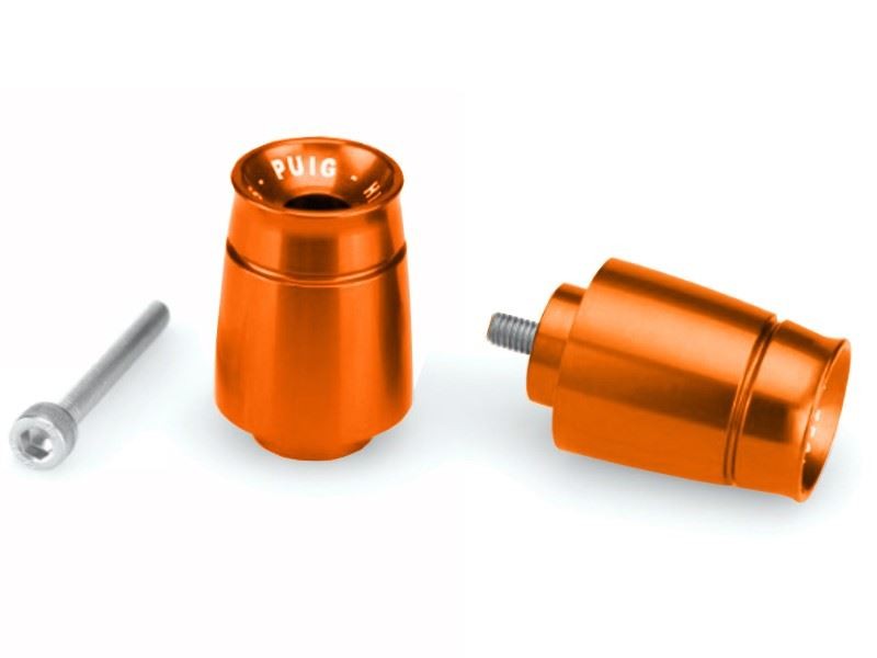 Puig Orange Sport Bar Ends Ducati Panigale V4 2018-2024