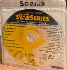 SC2123 ALABAMA RARE  SOUND CHOICE KARAOKE CDG LOT TENN