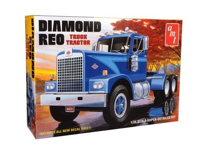 amt 1500 1/25 Diamond Reo Truck Tractor Skill Level 2 Model Kit