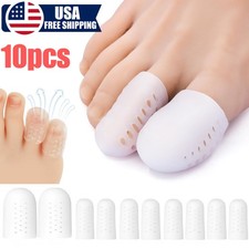10Pcs Gel Toe Cap Silicone Toe Protector Toe Guards Cushion Set for Corn Callus