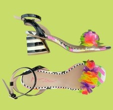 Betsey Johnson Multicolor Floral Heels