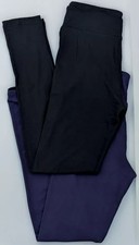 LOT of 2 - TC2 LuLaRoe Leggings SOLID BLACK  NAVY; Sizes 18  20-26 ; FREE SHIP