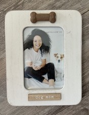   Dog Mom  Frame With Bone, 4x6 Photo, New Without Tags