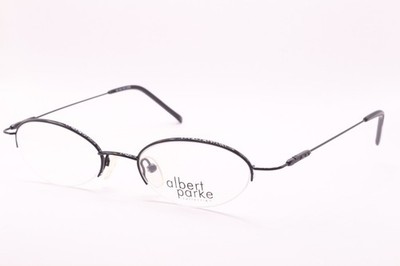 NEW ALBERT PARKE COLLECTION WWO KG4368B C505 BLACK AUTHENTIC EYEGLASSES 50-18