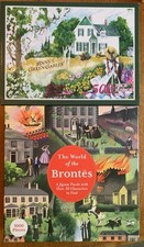 1000 Piece and 500 Piece Jigsaw Puzzles -Lot of 2 - Literary Theme - Worked Once