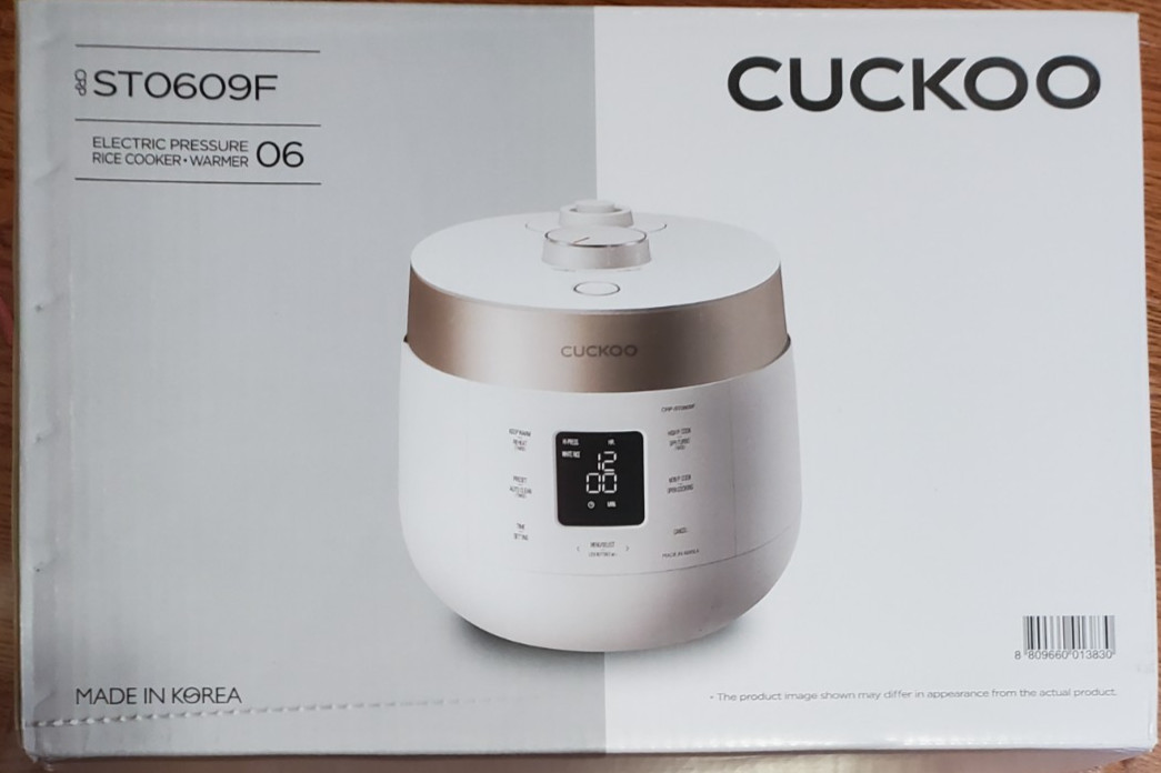 CUCKOO 6 Cup HP Twin Pressure Rice Cooker/Warmer w/Nonstick 