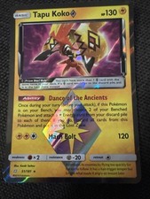 Carta Pokemon TCG Tapu Koko Holo rara prisma 51/181