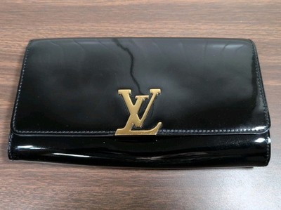 Louis Vuitton M51634 Vernis Pochette Louise EW Black Patent