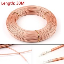 30m RG316 RF Coax Coaxial cable Connector 50ohm M17/113 Shielded Pigtail 98ft