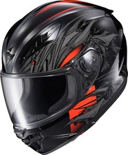 Casco de motocicleta Scorpion EXO-R430 Wyvern negro/rojo