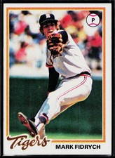 1978 Topps Burger King Detroit Tigers #4 Mark Fidrych
