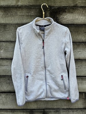 Killtec Jacket Women s SZ 14 Grey Zip Up Thick Cotton EUC Camping Outdoors Gift