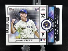 2026 Topps Series 1 - Jacob Misiorowski #BTP-2 - Big Ticket Player- Brewers - RC