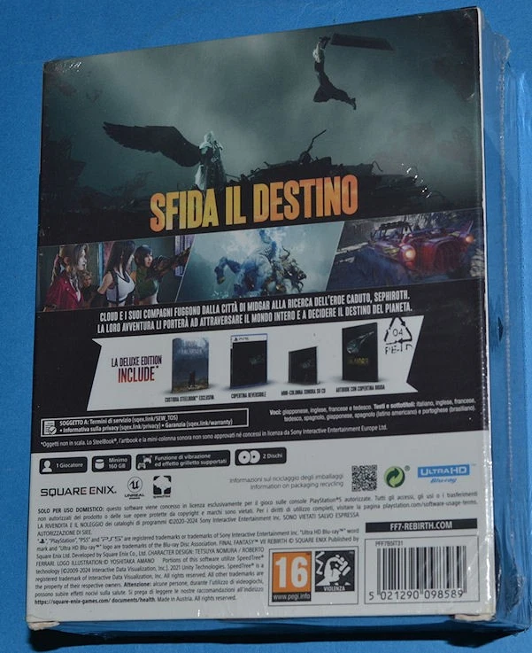 Final Fantasy 7 Rebirth - Deluxe Edition - Sony Playstation 5 PS5 PAL New Nuovo - Immagine 2 di 2