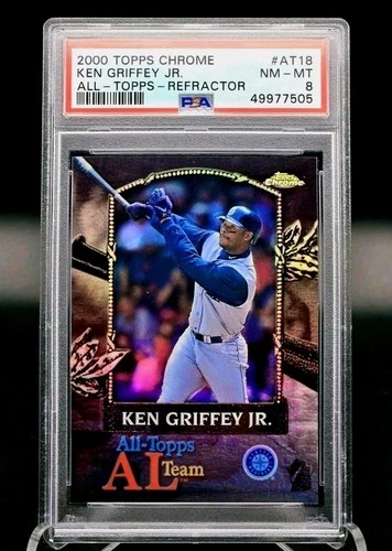 2000 Topps Chrome All-Topps Ken Griffey Jr REFRACTOR PSA 8 HOF Mariners