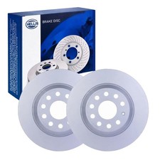 2x HELLA PAGID BREMSSCHEIBEN Ø300mm HINTEN passend für AUDI A3 Q3 TT FORD TOURNE