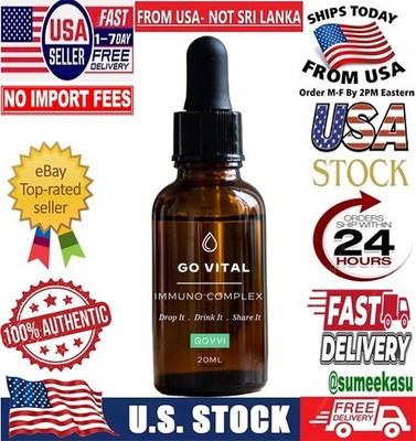 GOVVI GO VITAL Immuno Complex Drops 20ml Immune Support MyCell Technology   