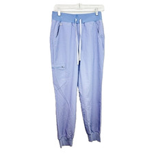 FIGS Zamora Jogger Scrub Pants Blue Size Small