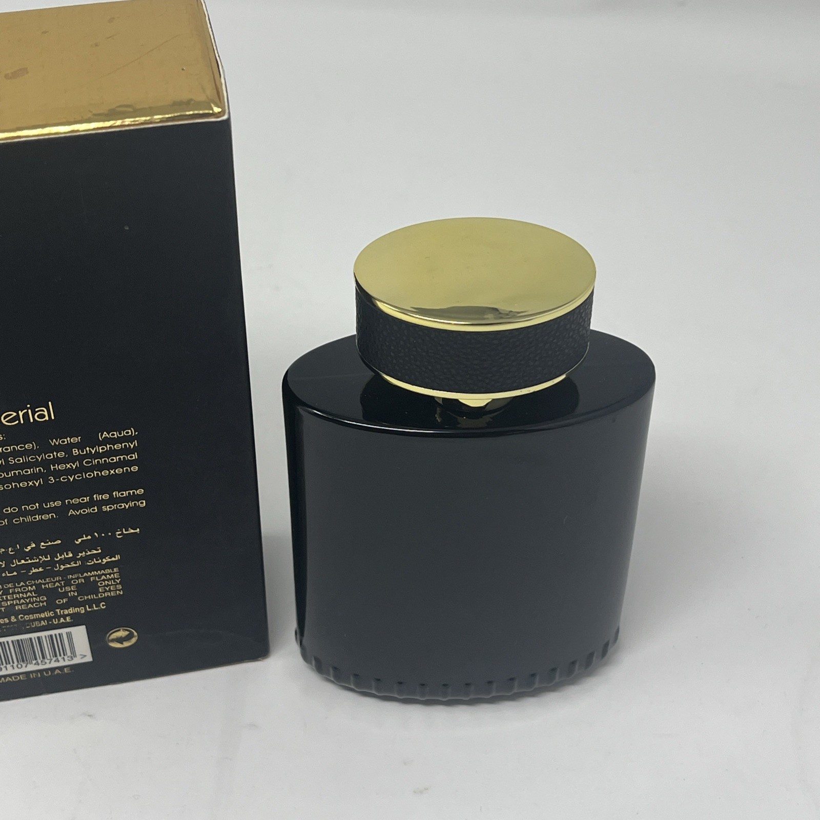 Cuir Imperial Eau De Parfum Spray By Riiffs 3.4 oz Eau De Parfum Spray Box Damag