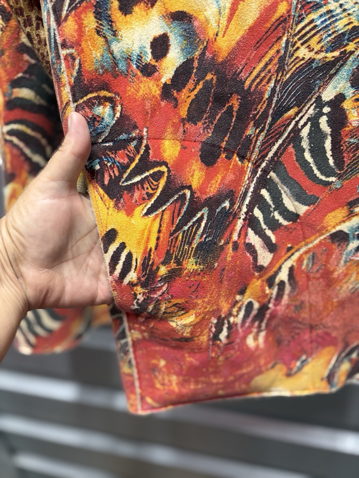 Chicos Multicolor Jacket, size (3),  16 - image 4