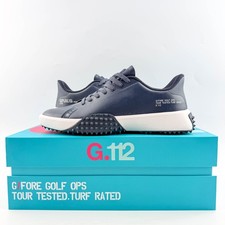 G/FORE G.112 Men's TWILIGHT Golf Shoes Navy Blue Leather Sneakers GMF000028 NEW