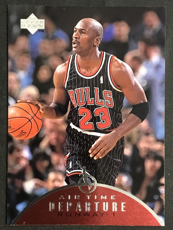 1997-98 Upper Deck #AT1 Michael Jordan Chicago Bulls Jordan Air Time MINT