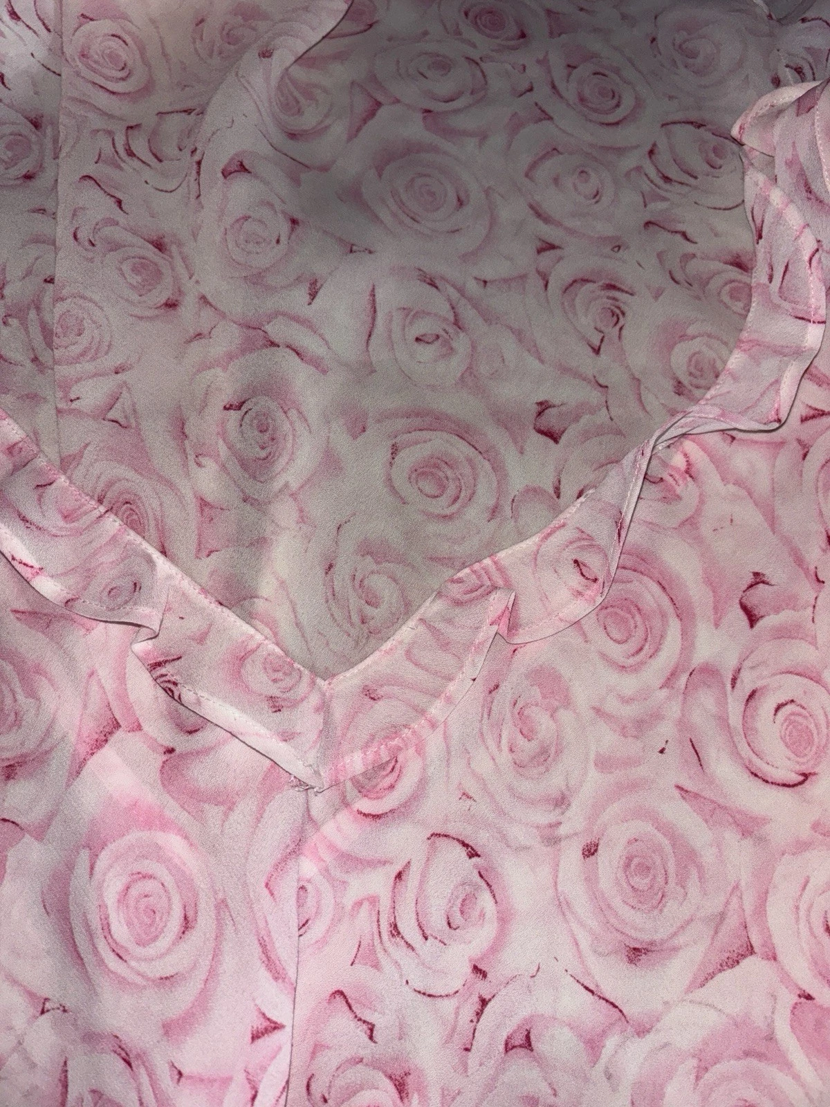 UNDERCOVER Abito donna vintage Victoria Secret Treasures rosa rosa slip L civetta Y2K