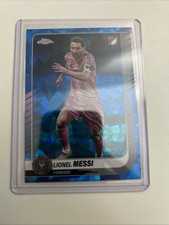 2025 Topps Chrome MLS Sapphire Base Refractor Lionel Messi #10 Inter Miami CF