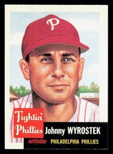 1991 Topps Archives 1953 #79 Johnny Wyrostek Philadelphia Phillies