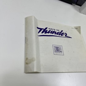 NES Nintendo Days of Thunder Caja, Manual, Cartucho de Juego