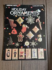 Leisure Arts HOLIDAY ORNAMENTS Knit Crochet C...