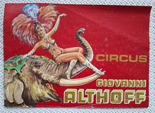 Programmheft /Programm Circus Giovanni Althoff ca. 1983  deutlichen Lesespuren