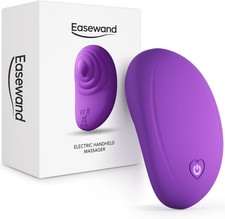Violet Handheld Electric Massager - 10 Modes, Waterproof Portable Relaxation T